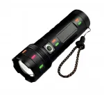 Galingas Led žibintuvėlis Powerbank Usb-c Zoom Įkrovos indikatorius Ipx5 19cm