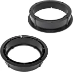 Tomzz Audio 2857-001 garsiakalbių žiedų adapterių laikikliai, suderinami su vw golf 4 passat 3b bg polo 9n audi a2 seat leon toledo &scaron;koda fabia 165 mm din garsiakalbių pora