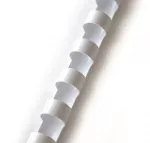 Spiralė įri&scaron;imui Forpus plastikinė 6 mm, balta (100 vnt.)