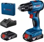 Suktuvas-gręžtuvas Bosch GSR 185-LI; 18 V; 2x2,0 Ah akum.