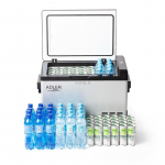 Adler | Portable &scaron;aldytuvas with compressor | AD 8081 | Free standing | Chest | Height 44.5 cm | Ekranas | Pilkas