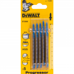 Metalo pjovimo peiliukai siaurapjūkliams, 100 mm, 5 vnt. &bdquo;Progressor DeWalt&ldquo; [DT2058-QZ]