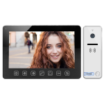 Orno Vaizdo domofono komplektas, ragelis, spalvotas, LCD 7 colių, OSD meniu, vartų valdymas, juodas NOVEO