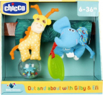 Mink&scaron;tas žaislas vežimėlio pakabukas kūdikiams , Chicco