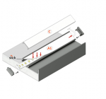 LED juostos profilis GLOW12 UP A1C, baltas, 2m