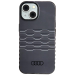 Dėklas Apple iPhone 13 / 14 / 15 Audi IML MagSafe (AU-IMLMIP15-A6/D3-BK) juodos spalvos