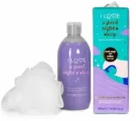 Rinkinys &bdquo;I Love&ldquo;: drėkinamasis du&scaron;o želė &bdquo;A Good Night's Sleep&ldquo; visiems odos tipams, 500 ml + &bdquo;I Love&ldquo; kūno kempinėlė