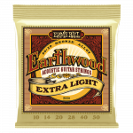 Stygos ak. gitarai Ernie Ball Earthwood P02008 0.010-0.052
