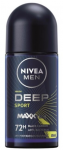 Nivea Ball antiperspirantas vyrams &bdquo;Men Deep Sport&ldquo;, 50 ml