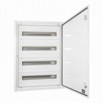 Elektro Plast 9.424 Modulinis paskirstymo skydas 4x24 įleidžiamas, IP54, DARP-96, aliuminio durys, baltos spalvos 9.424