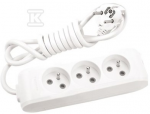Panasonic 3GN PLATINIMAS SU/U KONTAKTINIAIS KONTAKTAIS 1,5M Baltas