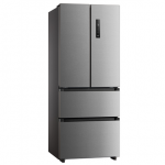Midea &Scaron;aldytuvas | MERF402FIE02 | Energy efficiency class E | Free standing | Combi | Height 178 cm | No Frost system | &Scaron;aldytuvas net capacity 244 L | &Scaron;aldiklis net capacity 147 L | Ekranas | 41 dB | Nerūdijantis plienas
