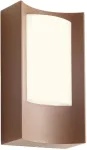 Sieninis &scaron;viestuvas 8W LED sieninis lauko &scaron;viestuvas WARP, rūdžių sp., 3000K, IP44