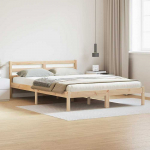 Lova Lovos rėmas Ruda 225,5 x 145,5 x 69,5 cm Kietas pu&scaron;ies medis