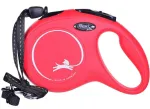 Smycz flexi automatinė new classic m linka 8 m - &scaron;uniui do 20 kg, spalva raudona
