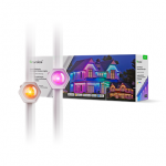 &bdquo;Nanoleaf&ldquo; i&scaron;maniųjų daugiaspalvių nuolatinių lauko &scaron;viestuvų rinkinys, 15 m | 16+ milijonų spalvų