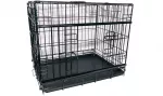 active canis - Premium Slidingdoor Cage - Juodas - 91 x 61 x 67