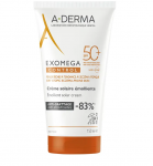 CREAM A-Derma Emollient Protective Kreminis SPF 50+ Exomega Control (Emollient Solar Kreminis) 150 ml 150mlml apsauginė priemonė nuo saulės Unisex