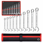 Realprices 10 dalių kombinuotų raktų rinkinys. Raktai su langeliais, 8&ndash;24 mm