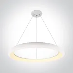 50W LED pakabinamas &scaron;viestuvas, baltas, 2700/3000/4000K, dimeriuojamas, 62144NB/W/V