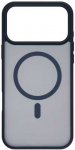 Dėklas FoneKit MagSafe-yhteensopiva Soft Touch suojakuori, iPhone 17 Pro, y&ouml;nsininen