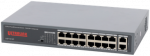 &Scaron;akotuvas Pulsar USF1816P komutatorius PoE FastEthernet, 16xPoE, 2xUpLink