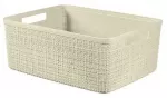 Daiktadėžė CURVER JUTE, 12 l, kreminė, 36&times;28&times;15 cm