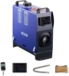 Ne&scaron;iojamas dyzelinis &scaron;ildytuvas, 8kW DC 12V/24V, kemperiui, furgonui, sunkvežimiui, nameliui ant ratų, greitas &scaron;ildymas, žemo triuk&scaron;mo dyzelinis oro &scaron;ildytuvas