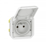 Legrand NOWE PLEXO Lizdas 2P+Z zaciski auto komplet potinkinis 16A - 250V AC balta 069870L