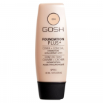 Gosh, Foundation Plus+, Liquid Foundation & Maskuoklis 2-In-1, 004, Natural, SPF 15, 30 ml *Tester