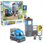 TileTown Tile Town - Jurassic World Dino Rescue, Magnetic Building Set (90313)