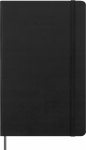 Darbo kalendorius Moleskine, be datos, L, kietas vir&scaron;elis, juodas