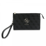 Guess PU 4G Metal Logo Phone Bag juodos spalvos