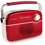 Ne&scaron;iojamasis FM radijas su &bdquo;Bluetooth&ldquo; funkcija ir įkrovimu saulės energija Thomson RTS450BTR