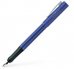 *Plunksnakotis Faber-Castell Grip 2011, plunksna F, 0,5mm, mėlynos spalvos