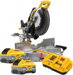 Akumuliatorinis diskinis pjūklas, 305 mm, 2 x 8 Ah, 18 V XR, DEWALT [DCS782XW2-QW]