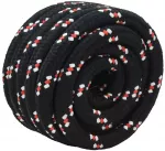 Laivo virvė 3 mm 25 m Juoda ir raudona PP