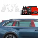 GrizzGlass Apsauginė plėvelė stulpams GrizzGlass BodyShield skirtas Skoda Superb 3 Combi (2015-2019) [8w1]