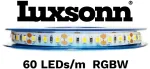 14,4W/m LED juosta LUXSONN, BRIDGELUX diodai, RGB+3000K, DC24, IP68, 60 LED/m, 10m ritė