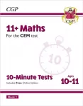KNYGA Cgp Books 11+ CEM 10-Minute Tests: Maths - Ages 10-11 Book 1 (with Online Edition)