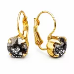 Diamond Sky Jewelry Auskarai &bdquo;Glory (Juodas Patina)&ldquo; su Swarovski&reg; kristalais