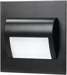 DRACO LED NEW 1.5W, įleidžiamas laiptų &scaron;viestuvas, 12VDC, 30lm, 3000K, juodas, inovatyvus tvirtinimo būdas