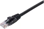 LinkIT Pločioji jungtis U/UTP Cat6 juoda 2 m AWG 24/7, LSZH