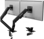 SENSE7 SENSE7 Laikiklis biurkowy na 2 monitory 17''-32'' HANG DOUBLE Light