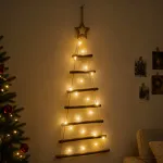 Kabantis Kalėdų medis 90 cm 30 LED &Scaron;ilta balta