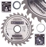 Powermat Deimantinė diskinė plok&scaron;tė medienai 125x22.2 24z TDD-125x22.2x24Z