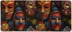 Sbox VIRACOCHA XL pelės kilimėlis, 70 &times; 30 cm, juodas su spauda