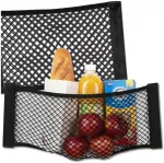 Elastinis bagažinės tinklelis juodas 40&times;25 cm A304