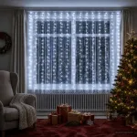 Užuolaidų girlianda 400 LED &Scaron;alta balta 600 x 200 cm