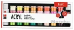 Akriliniai dažai Basic 32x3,5ml, 2x59ml - Marabu